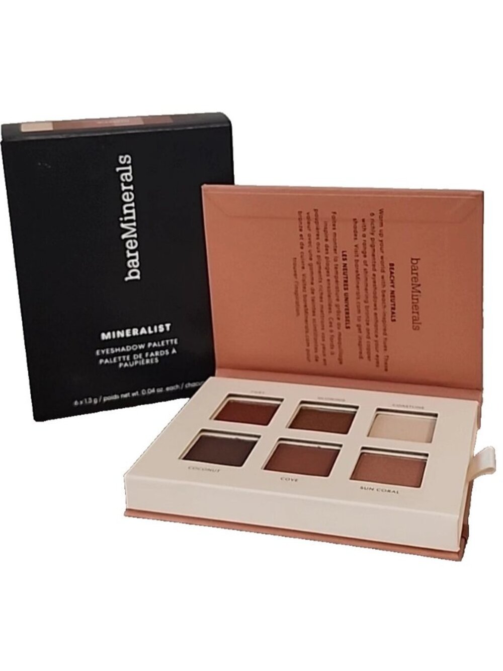 bareMinerals Mineralist Eyeshadow Palette Warmth 6 Clean Vegan Shades New